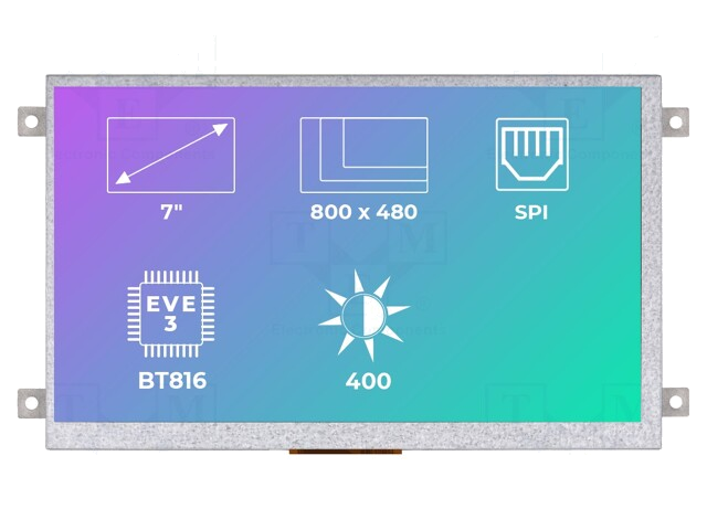 Display: TFT; 7 Display: TFT; 7